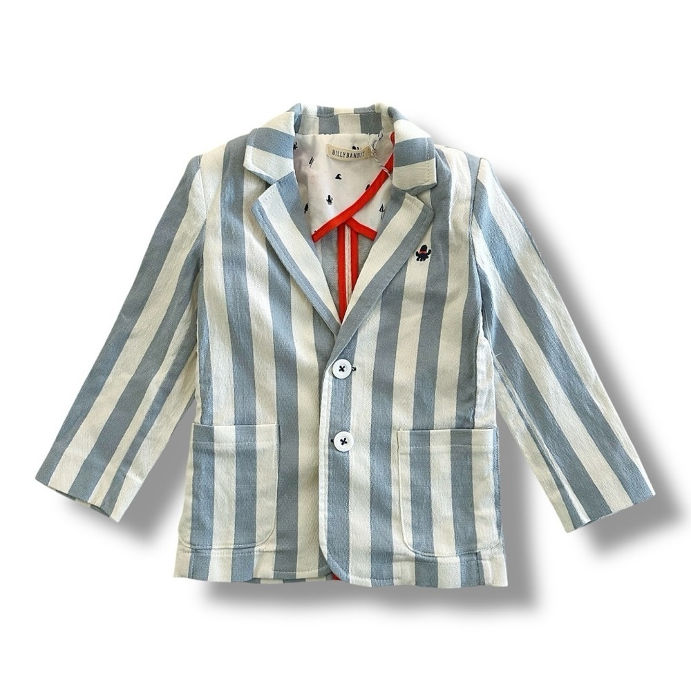 BillyBandit | Striped Cotton Blazer (3T) 🐙